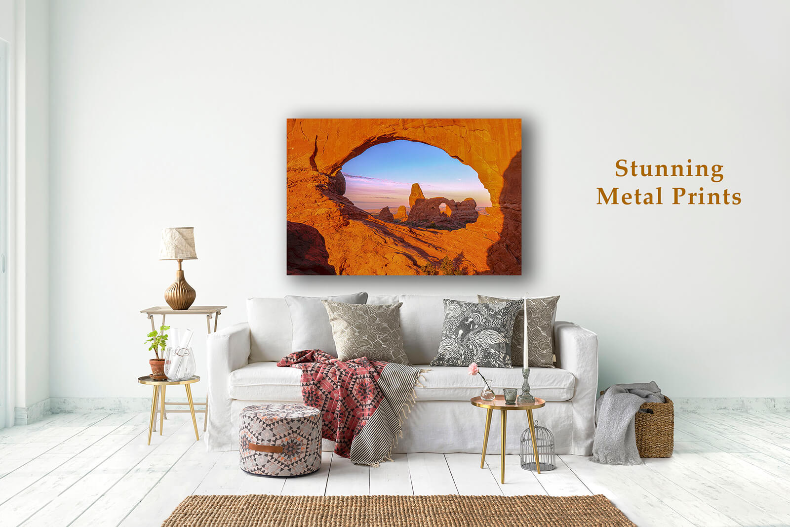 Metal Print Arches National Park South Window